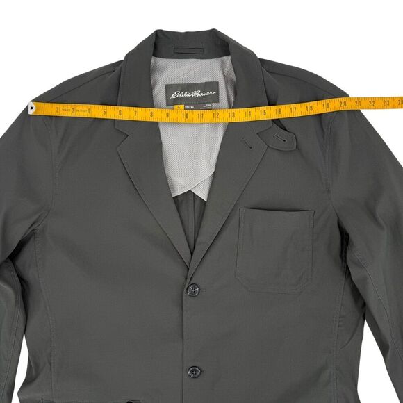 Eddie Bauer Men's Ultimate Voyager 3 Button Travex Travel Blazer Gray 46T - Picture 8 of 12